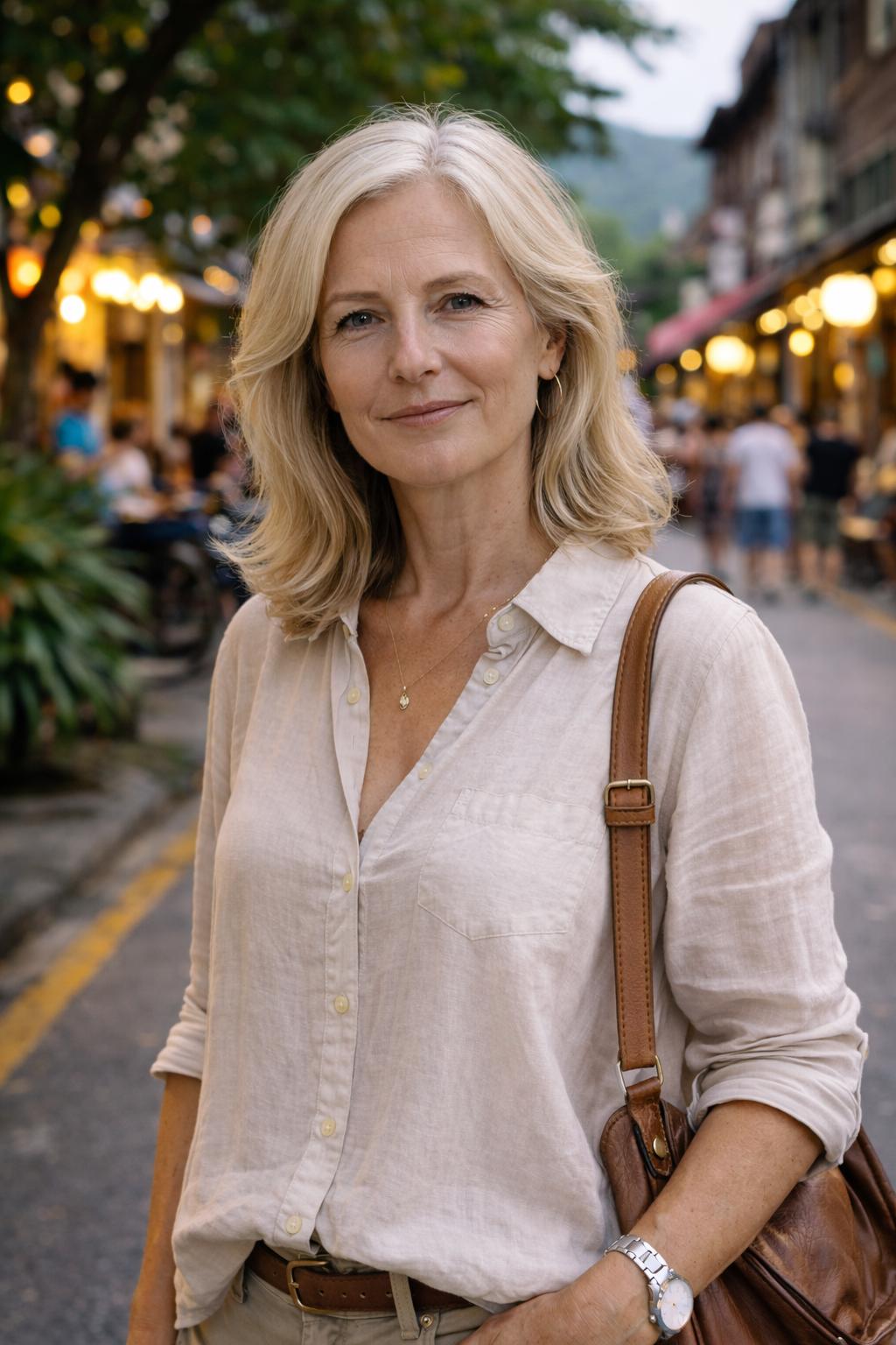 Woman exploring Thailand